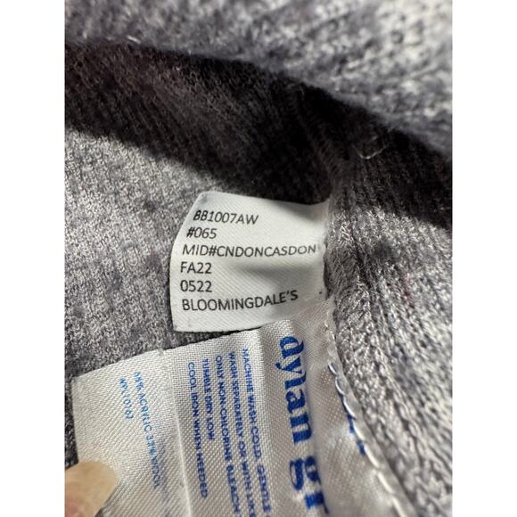 Dylan Gray Boys Wool Blend Pullover Sweater L Heathered Gray Knit Crew Neck - Picture 5 of 9